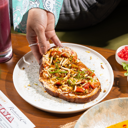 Tomato-based dish at Tattva Bar and Cafe