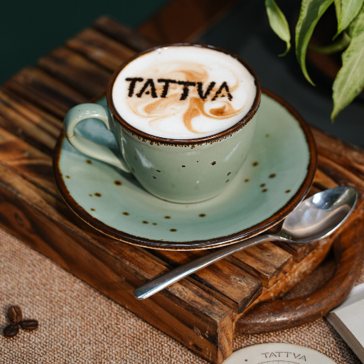 Flat White coffee at Tattva Bar and Cafe