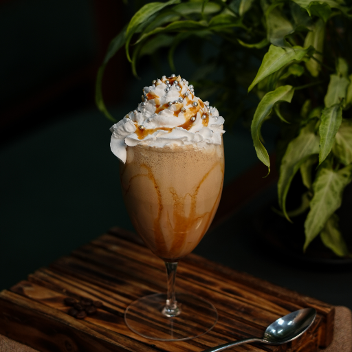 Caramel Frappe coffee at Tattva Bar and Cafe